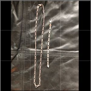 925 Sterling Silver 27' Chain 8’ Bracelet